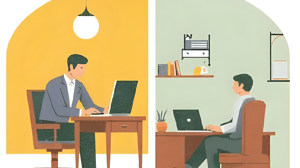 Split-Scene Workspaces