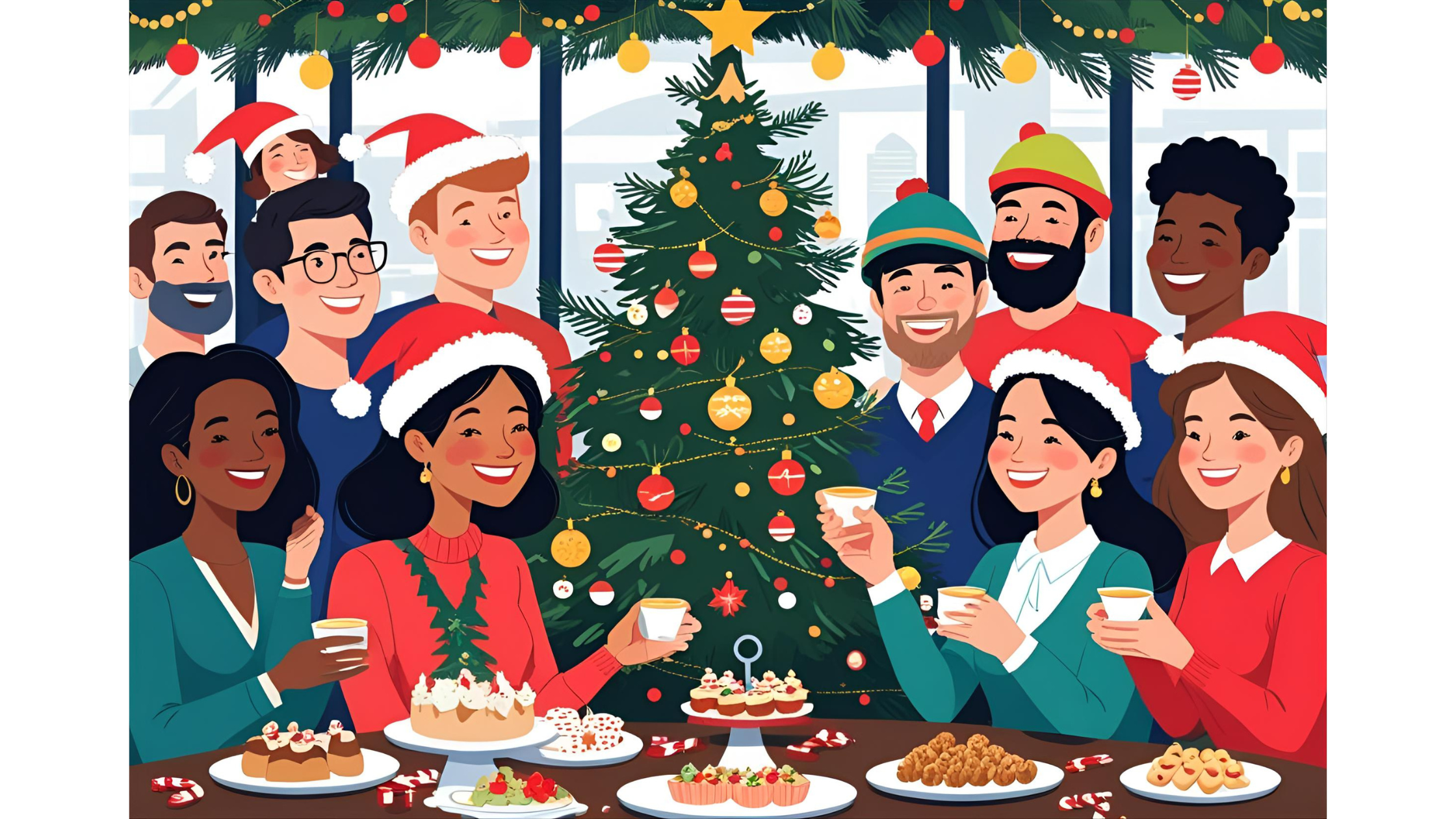 workplace Christmas celebration